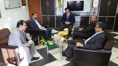 حضور مدیرکل دیوان محاسبات استان کردستان در شرکت شهرک های صنعتی کردستان